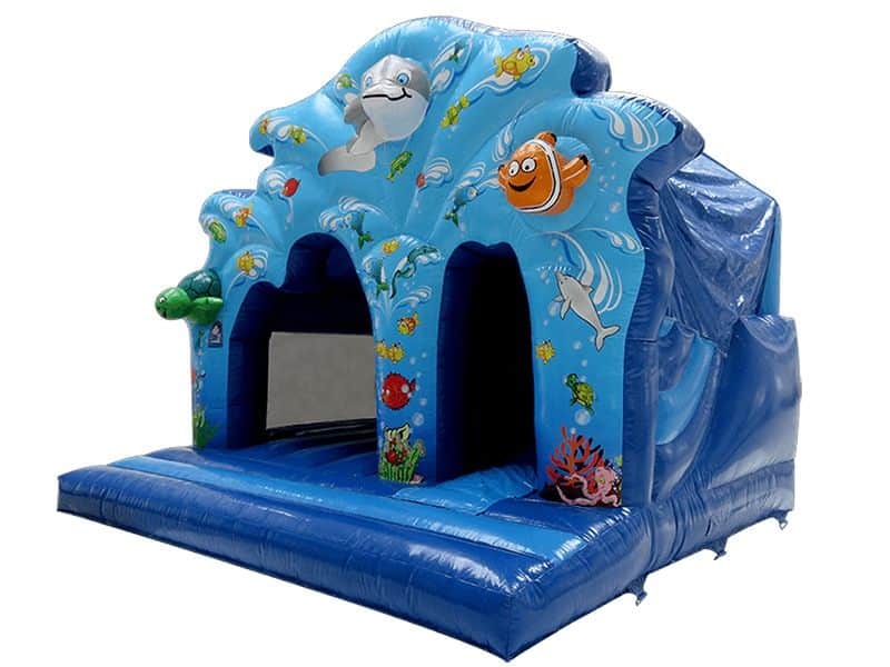 E132006 Commercial Bouncy Castle With Slide - Image 1