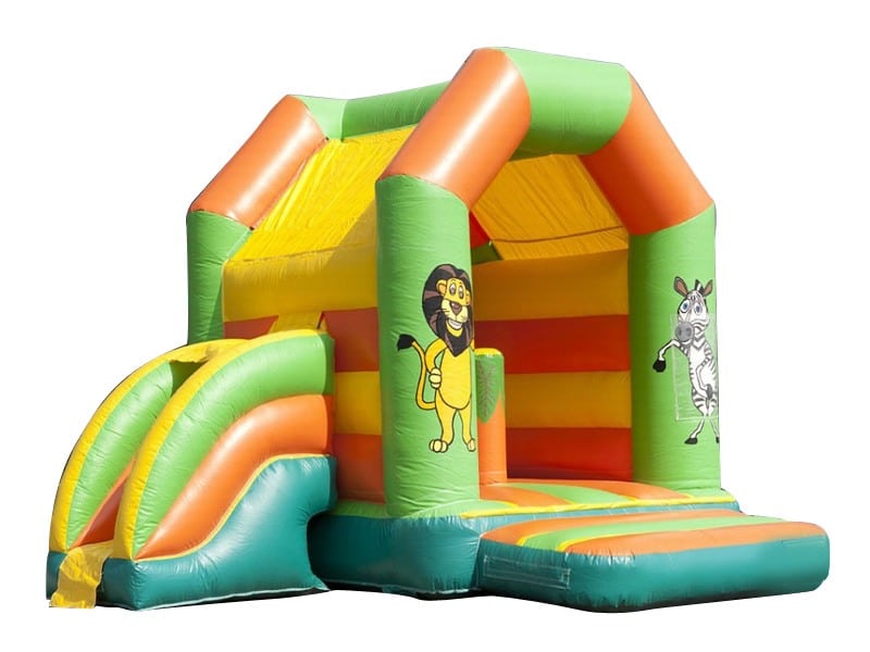 E132022 Jungle Inflatable Bouncy Slide - Image 1
