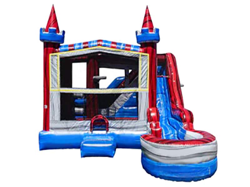 E102112 Castle Tower Module Combo 7 Inflated Pool - Image 1