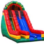22 Ft Ruby River Dual Lane Inflatable Slide