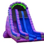 27 Ft Purple River Dual Lane Inflatable Slide