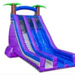 27 Ft Tropical Blast Dual Lane Inflatable Slide