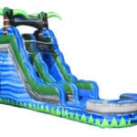15 Ft Blue Crush SL Commercial Inflatable Water Slide