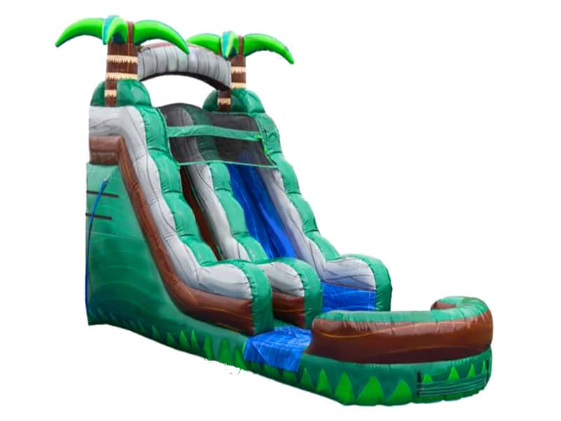 E104104 15 Ft Congo Rainforest SL Inflatable Water Slide - Image 1
