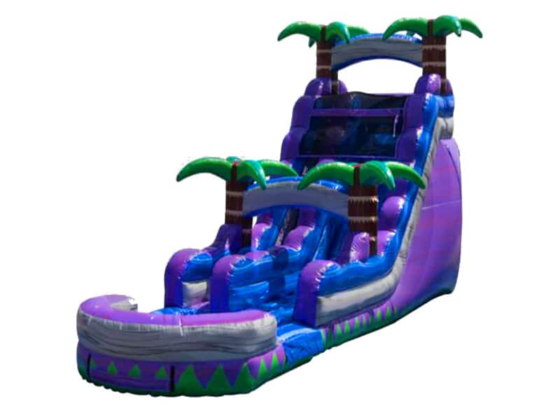 E104107 18 Ft Purple Crush SL Water Slide - Image 1