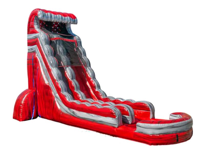 E104113 24 Ft Liquid Hot Magma SL Inflatable Water Slide - Image 1