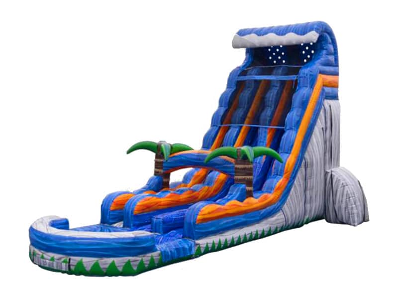 E104114 24 Ft Rocky Tsunami DL Commercial Inflatable Water Slide - Image 1