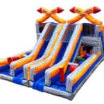 Criss Cross Dash Inflatable Obstacle Course 2 Piece