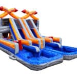 Criss Cross Dash Wet n Dry Inflatable Obstacle Course 2 Piece