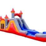 Blazing Triple Play Inflatable Obstacle 3 Piece With Pool