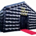 Black Inflatable Nightclub Disco Tent