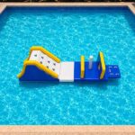 Mini Inflatable Pool Obstacle Course