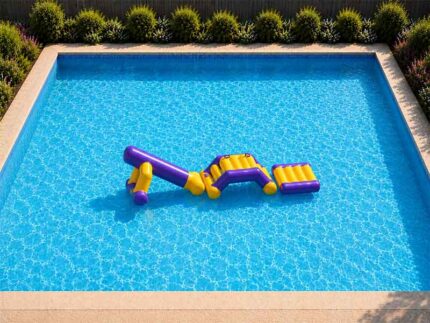 Carronade Inflatable Pool Obstacle Course