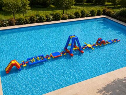 Aqua Extreme Inflatable Pool Obstacle Course
