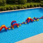 Aqua Run Inflatable Pool Challenge Course