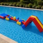Aqua Splash Inflatable Pool Challenge Course