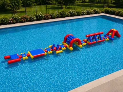 Inflatable Pool Race Course