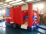 Fire Department Inflatable Bouncy Castle Slide - Image 3