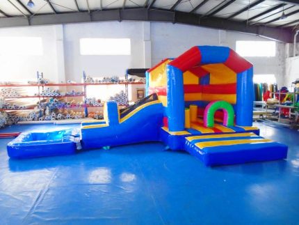 Beach Bouncy Castle With Slide